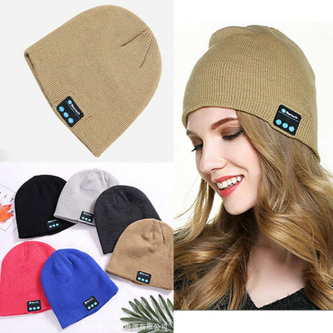 New Hot Beanie Hat Wireless Bluetooth Smart Cap Headphone Headset