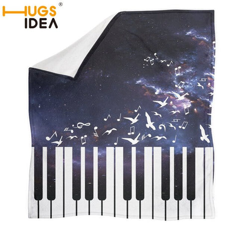 Custom Music Note Design Throws Blanket