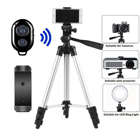 Tripod Bluetooth Remote Shutter Release For Camera, Selfie Stick, Iphones