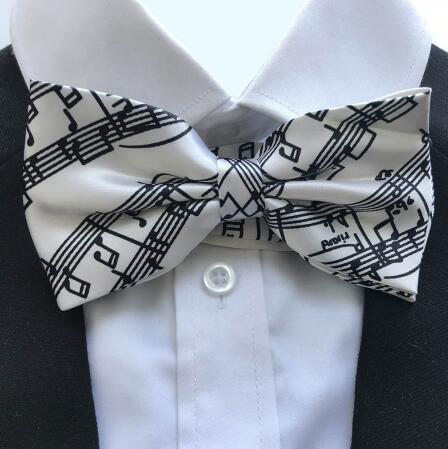5pcs New Fashion Black music Bow tie