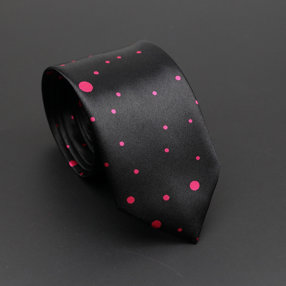 Musical Note Print Neck Tie