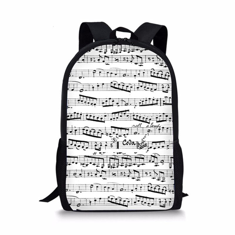 Custom Music Note 3D Print Backpacks