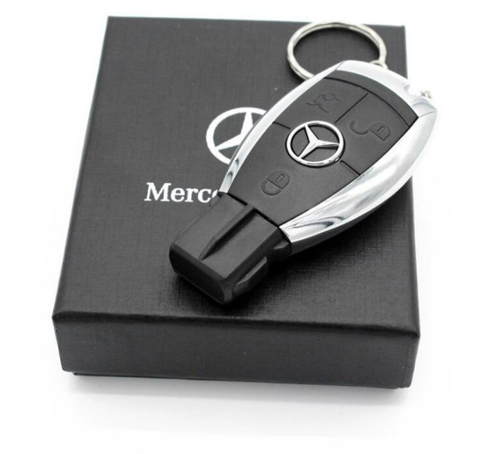 Custom USB Flash Drive Mercedes Logo Key Pen Drive Memory Stick