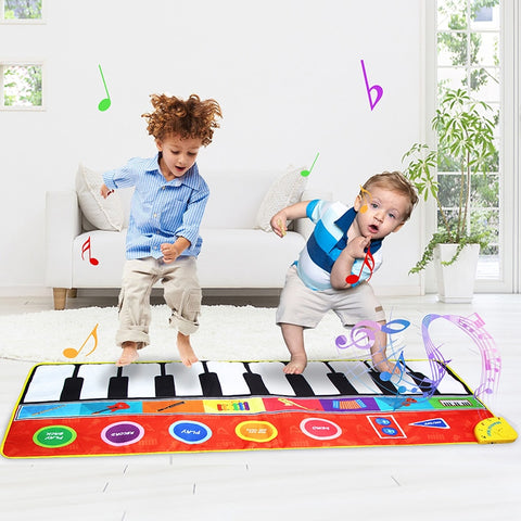 Kids Musical Toys Crawling Piano Carpet Educational Toy