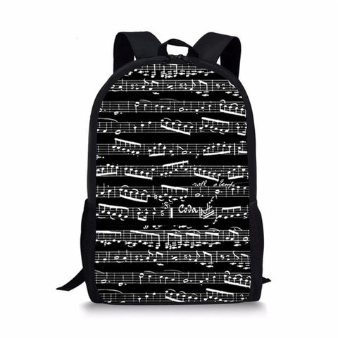 Custom Music Note 3D Print Backpacks