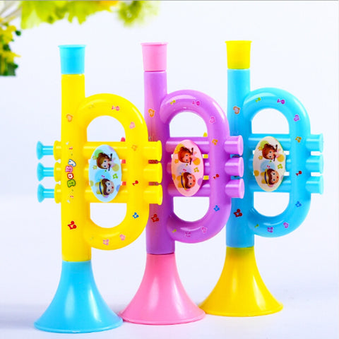 Kids 1PC Colorful Musical     Trumpet Random Color