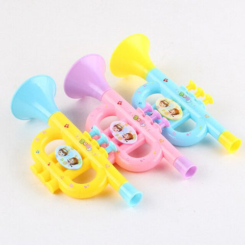 Kids 1PC Colorful Musical     Trumpet Random Color