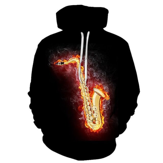 Custom Music Top Fashion Hoodie