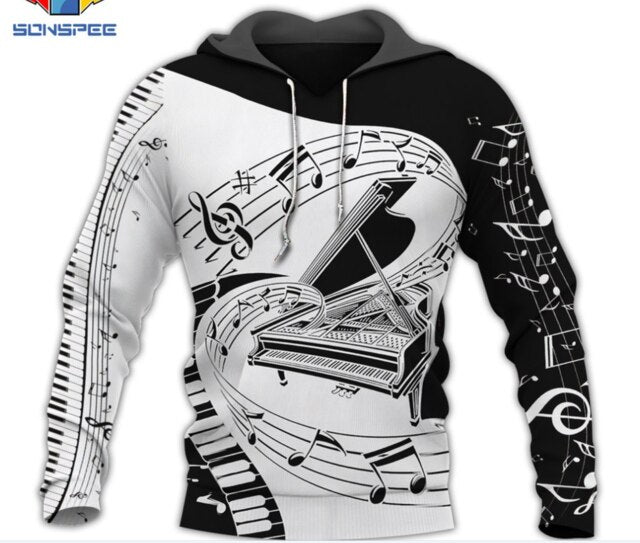 Custom Music Top Fashion Hoodie