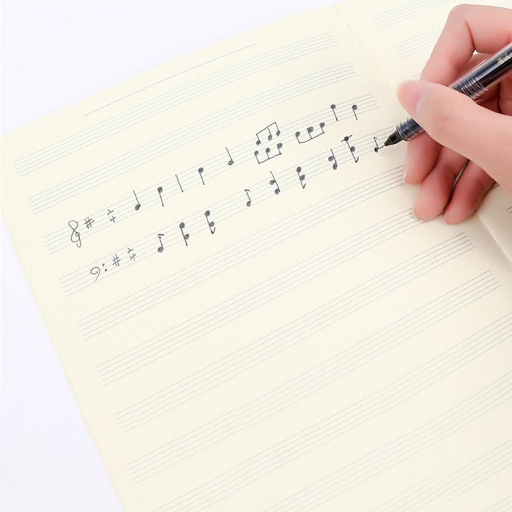 18 Sheets Music Practice Notebook  Universal Five-line Music Notebook