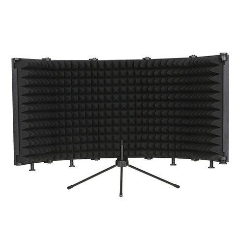 Microphone Isolation Shield High-Density Absorbing Foldable Windshield Sound Insulation Cover