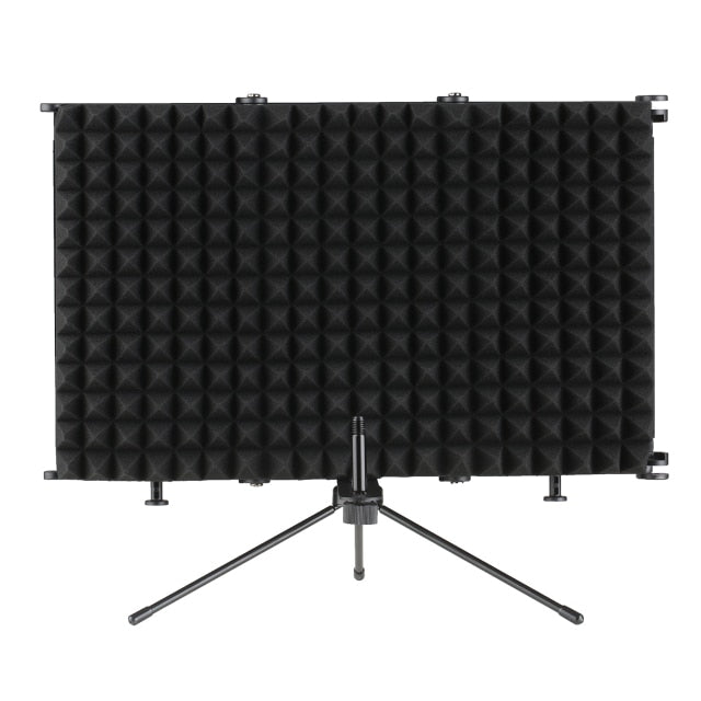 Microphone Isolation Shield High-Density Absorbing Foldable Windshield Sound Insulation Cover