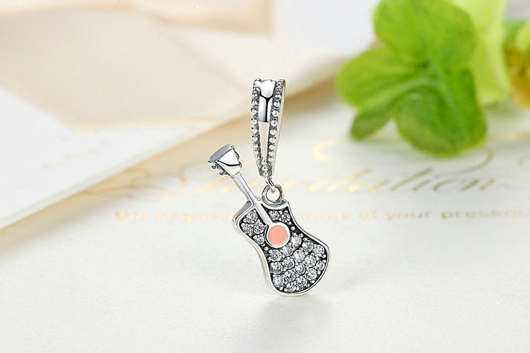 New Musical Instrument Popular Guitar Pendant