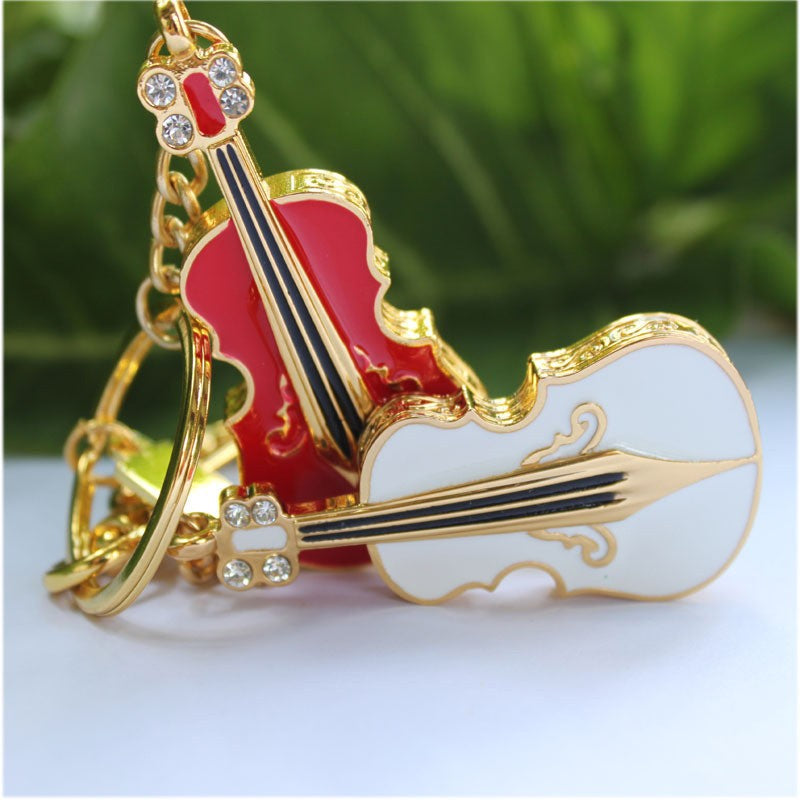 Custom USB Metal Flash Drive High Speed Violin Crystal Pen Drive