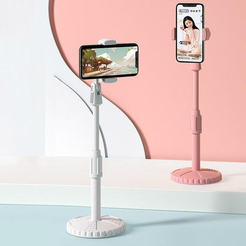 Desktop Mobile Phone Holder Stand 360 Rotate for Facetime, Live Streaming, Youtube