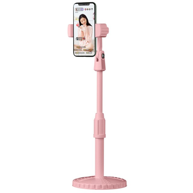 Desktop Mobile Phone Holder Stand 360 Rotate for Facetime, Live Streaming, Youtube