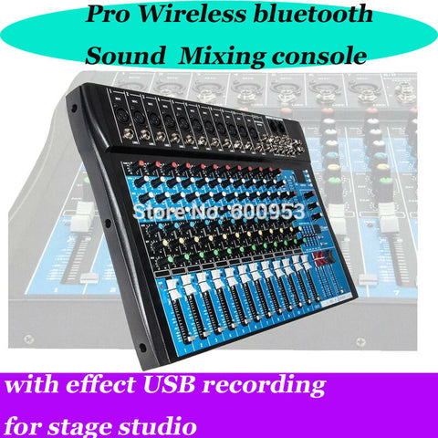 Professional 12 Channel Bluetooth Mixer