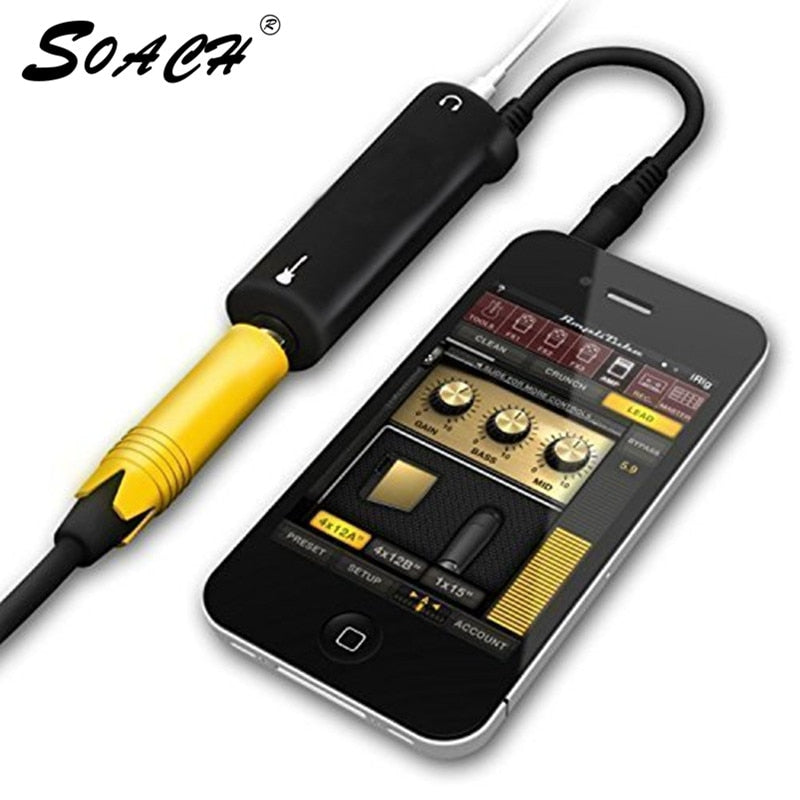 guitar pedal adapter Guitar link cable adapter AMP audio interface converter guitar pedal e – Paris Music Warehouse