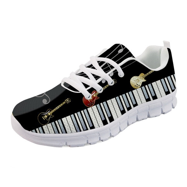 Piano Keyboard  Casual Fashion Breathable Sneaker Shoes For Men