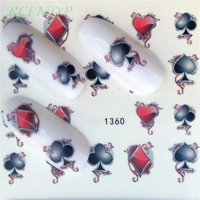 Water sticker for nail art decoration slider music note lovely cat heart star adhesive design decal manicure lacquer accessoires