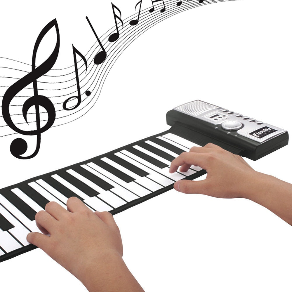 Flexible MIDI Digital Roll Up Keyboard