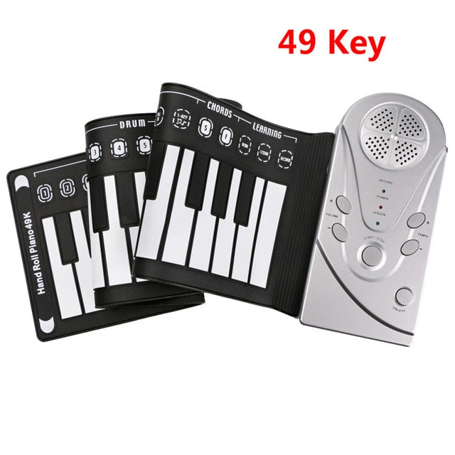 Flexible MIDI Digital Roll Up Keyboard