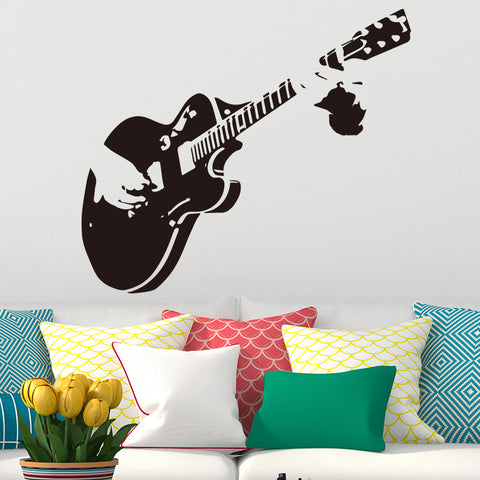 Creative Art Guitar Wall Stickers