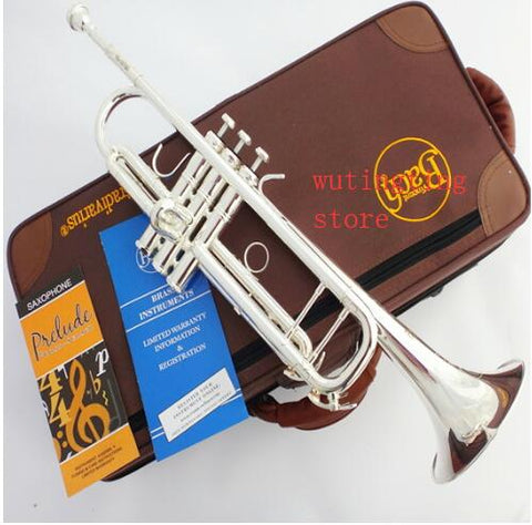 Professional Silver-plated Bb Trumpet Musical Instruments