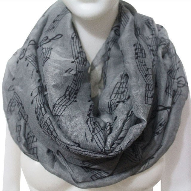 Women | Men Music Note Scarf