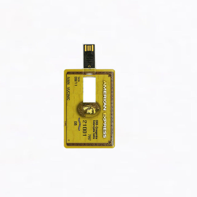 USB Flash Drive 32gb 64gb Bank Credit Card Shape Memory Stick