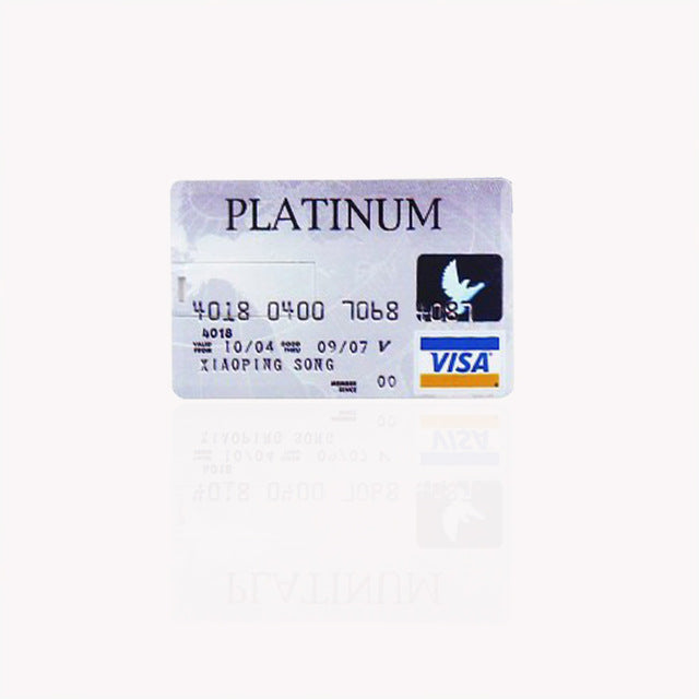4GB Speicherkarte Scheckkartenform Premier Visa Paris Card USB Stick Datenspeicher 4GB Speicherkarte Scheckkartenform Premier Visa Paris Card USB Stick Datenspeicher
