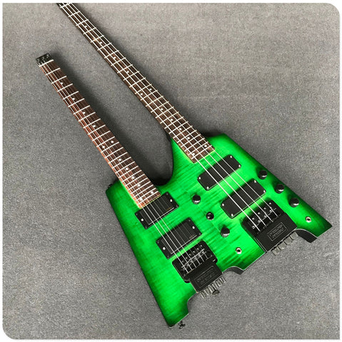 Double Neck Headless electric Guitar